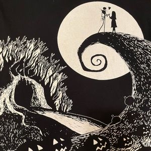 Disney Nightmare Before Christmas T-shirt featuring Jack & Sally!